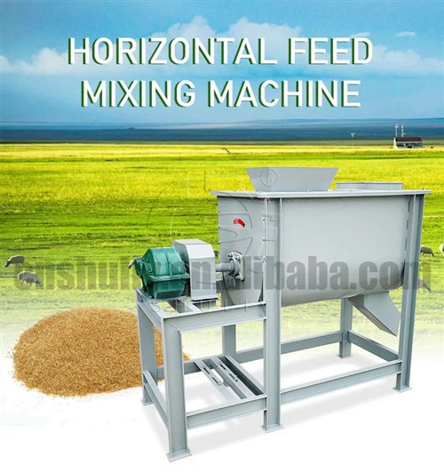 Mixer pakan hewan horizontal
